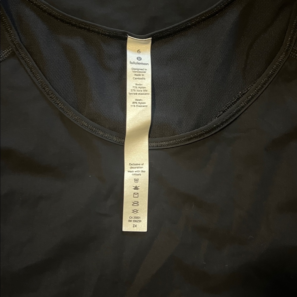 Lululemon Athletica Black Tank Top - Picture 5 of 5
